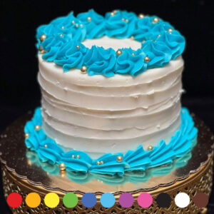 Custom Color Celebration Cake