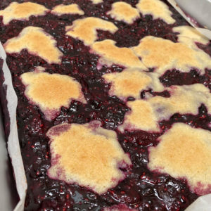 marionberry keto cobbler